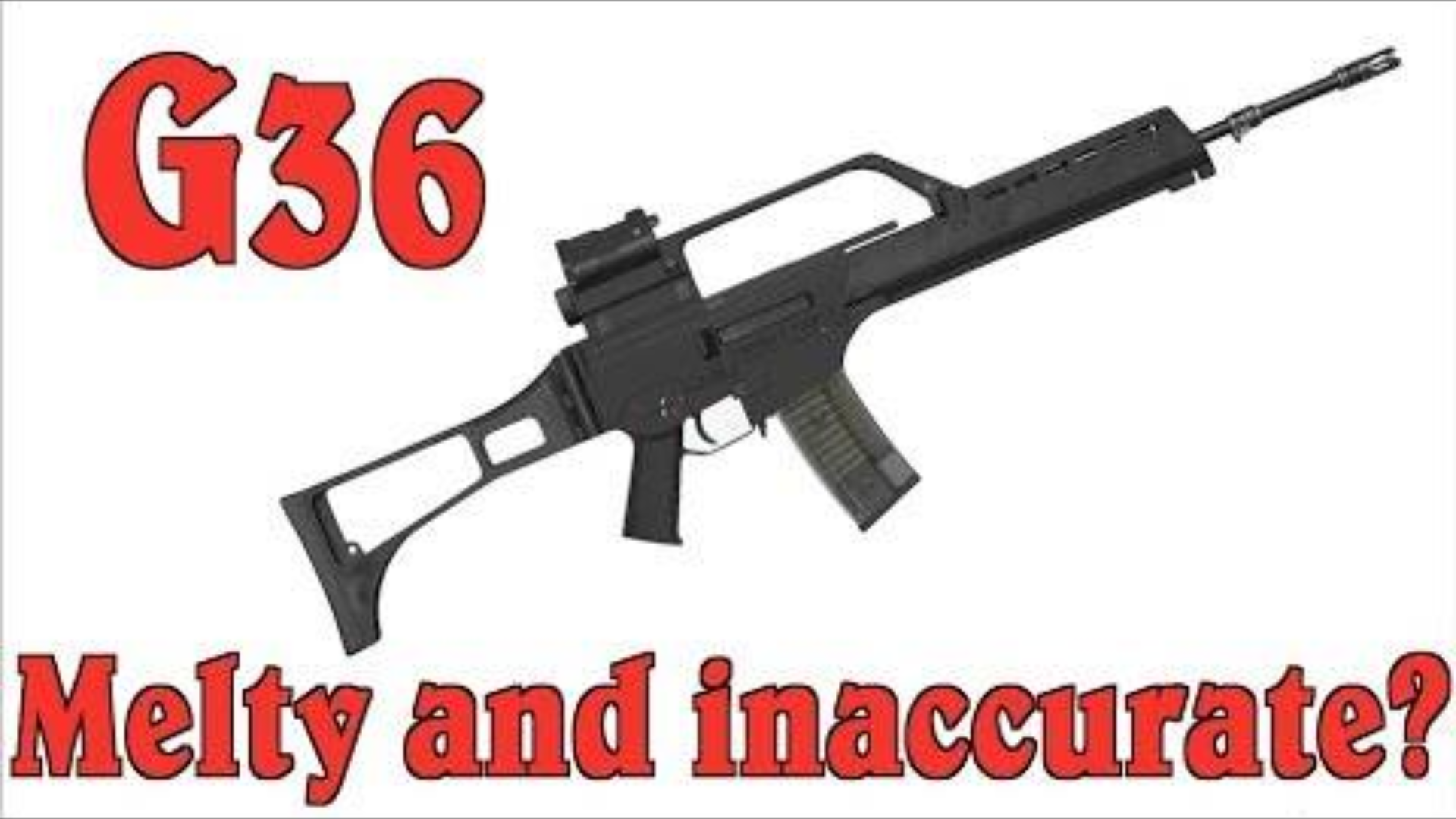 【被遗忘的武器/双语】G36过热问题背后的真相
